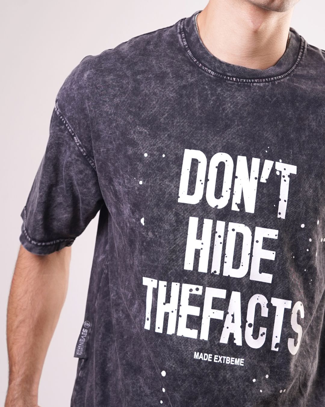 DON'T HIDE THE FACTS - DARK GREY